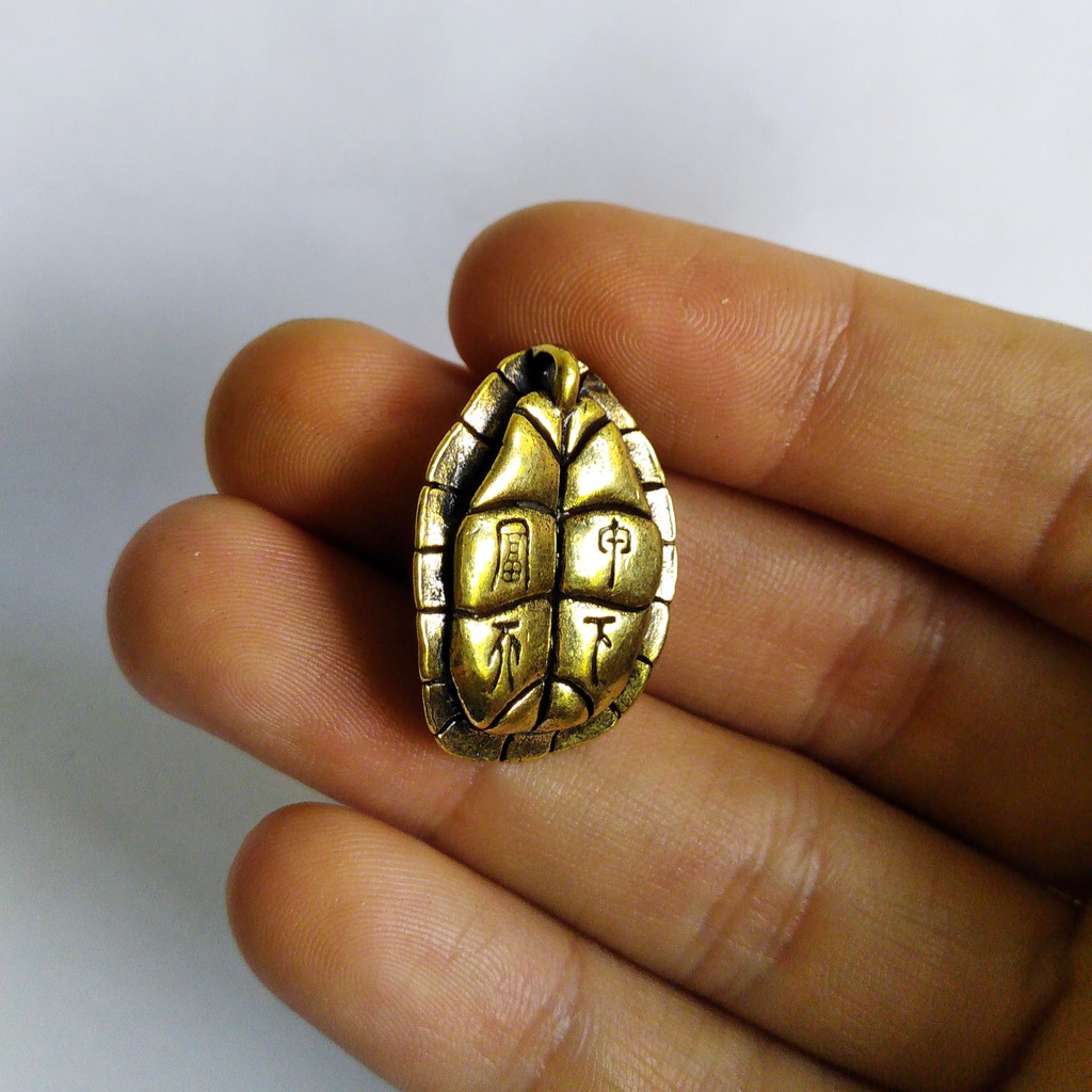 Mai rùa bằng đồng làm phụ kiện tiểu cảnh, phụ kiện bàn trà, trang trí bonsai, trang trí bàn làm việc, làm móc khóa | BigBuy360 - bigbuy360.vn