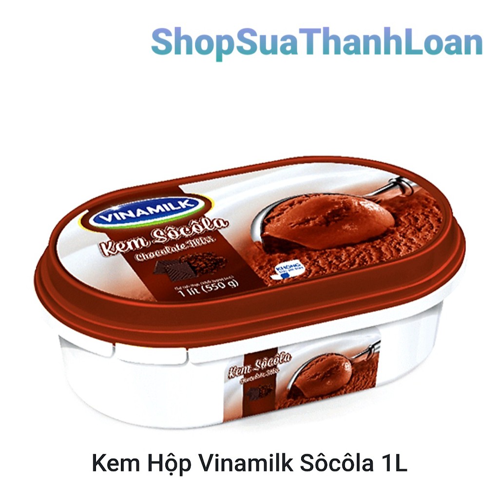 [GIAO NowShip] KEM HỘP VINAMILK ĐẬU XANH - HỘP 1L/450ML