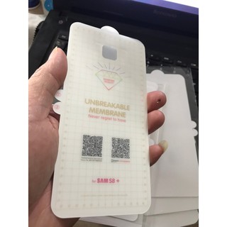 Tấm dán mặt lưng trong suốt ppf samsung galaxy s8/s8+ plus