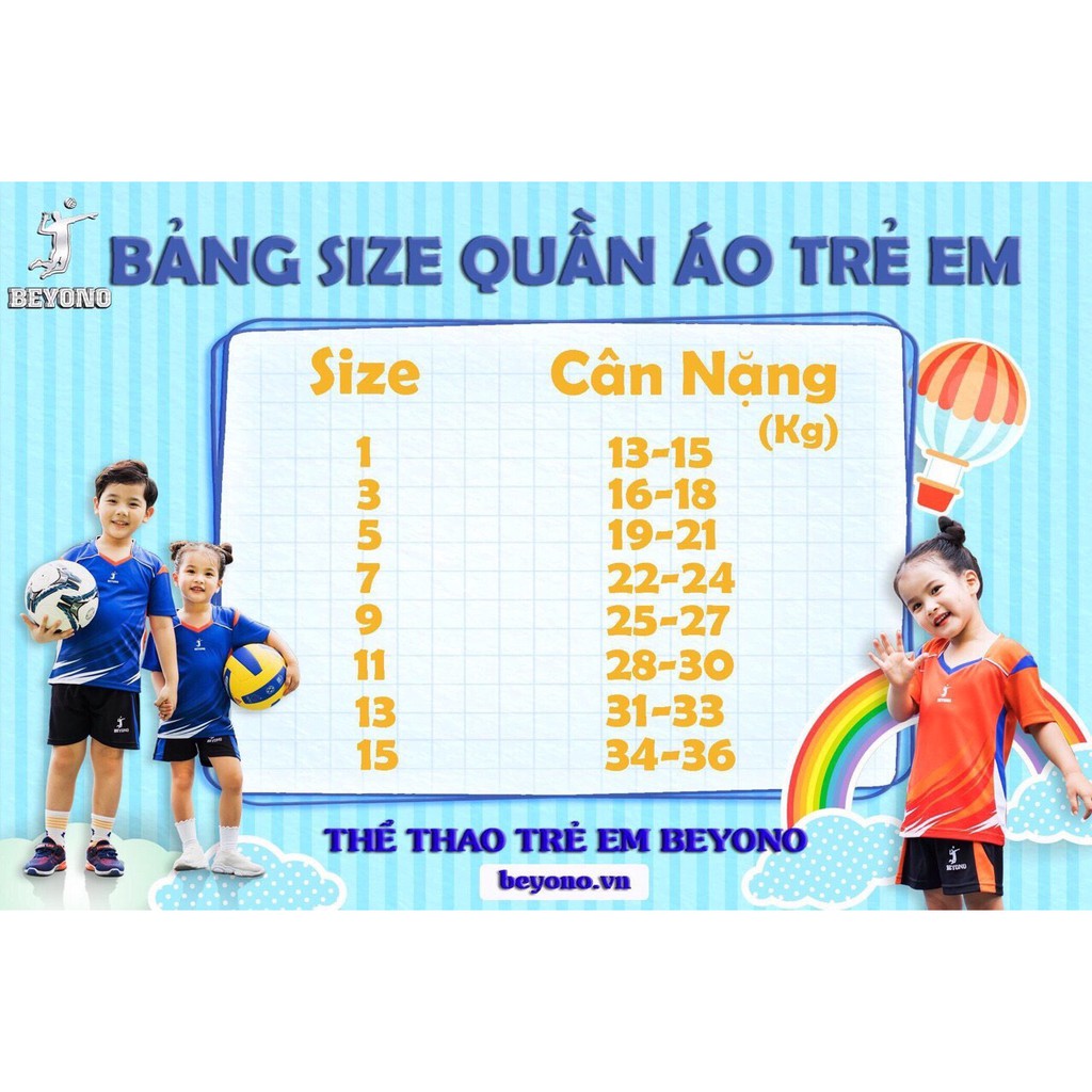 [FULLSIZE - NHIỀU MÀU] Bộ bóng chuyền cao cấp cho bé từ 8-40kg