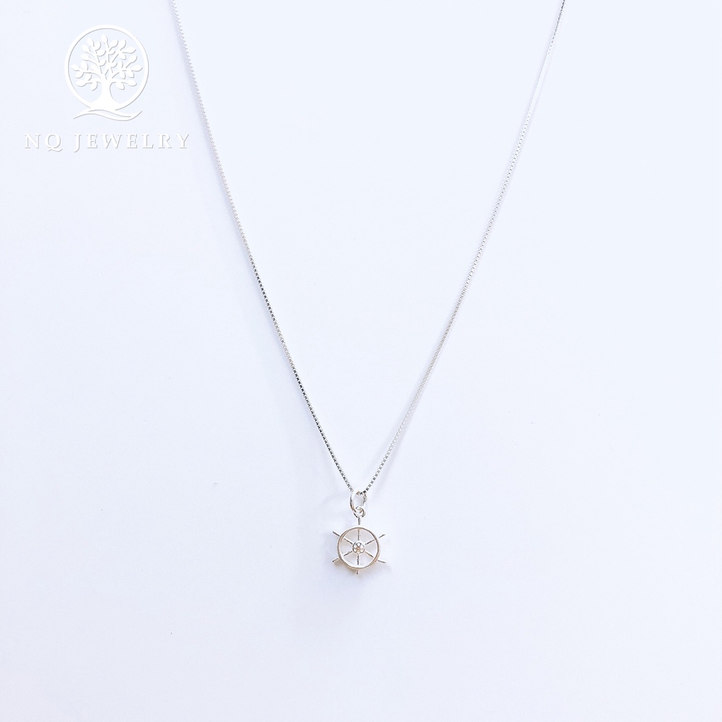 Dây chuyền bạc mặt bánh lái - NQ Jewelry