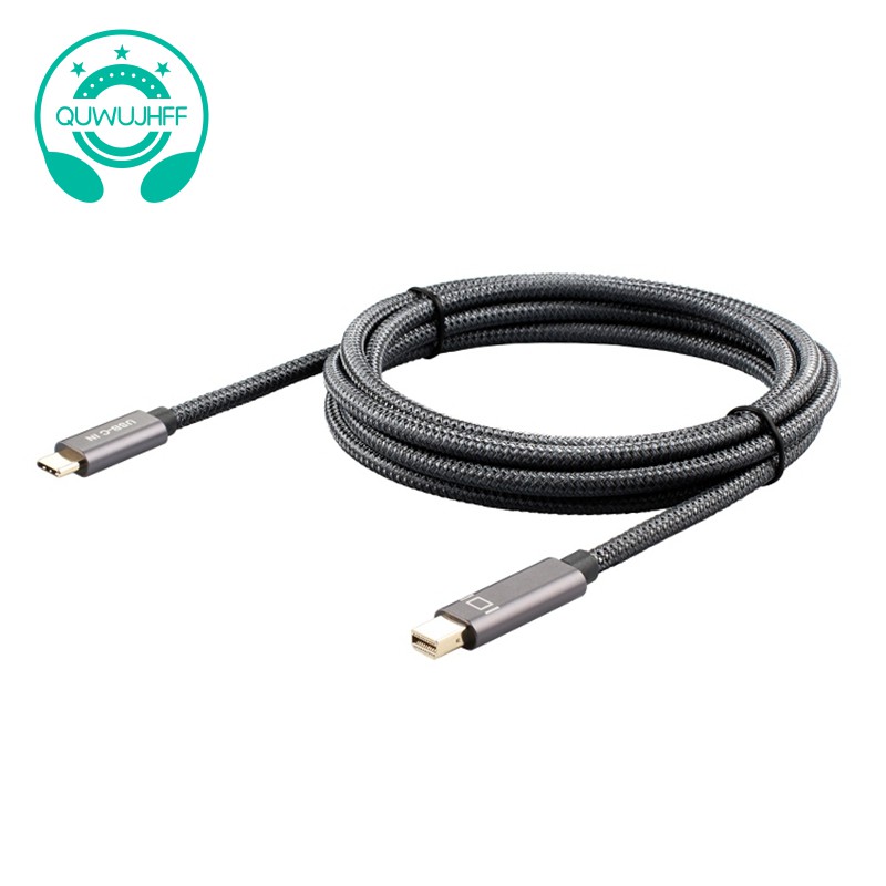 Cáp Chuyển Đổi Usb C Sang Mini 4k 60hz) Cho Macbook Pro 2017 / 2016 / Pro / Galaxy S10 / S9 / S8