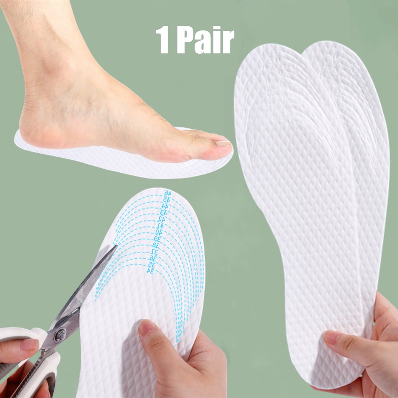 Miếng Lót Giày Bằng Bột Gỗ Mềm Mại Thoáng Khí Thấm Hút Mồ Hôi Dùng 1 Lần