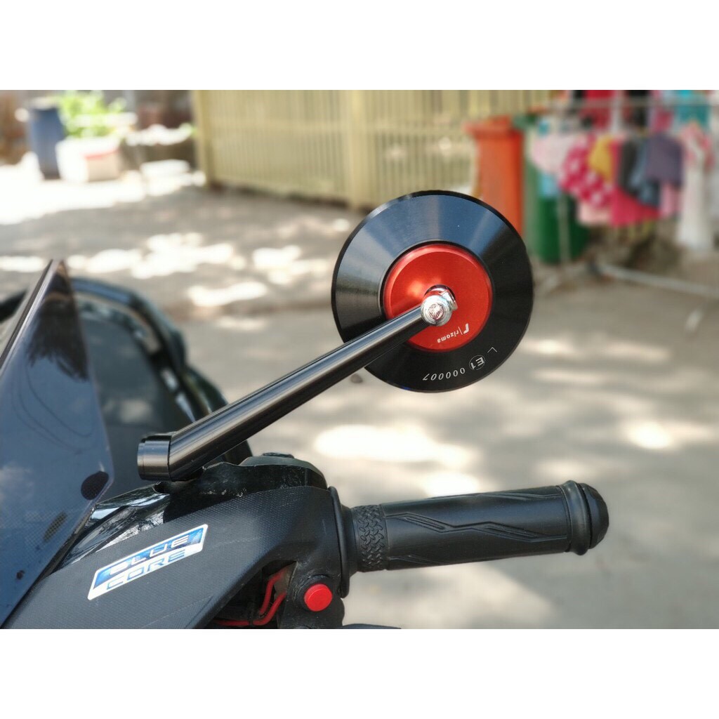 Gương Tròn Rizoma Cao Cấp Nhôm CNC Gắn Xe Máy