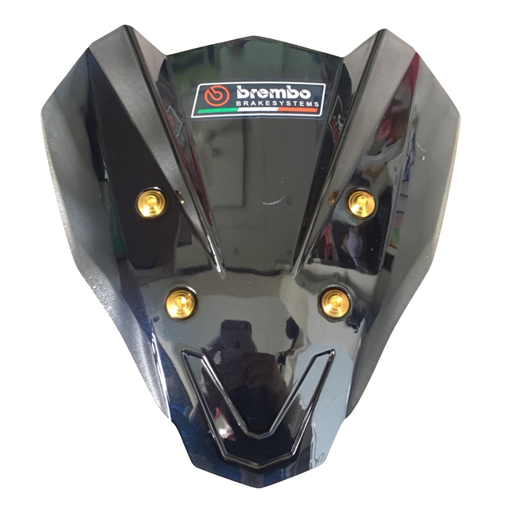 MÃO CHẮN GIÓ TRONG SUỐT LẮP CHUẨN WINNER X (Logo ngầu nhiên) Kèm 4 ốc VÀNG