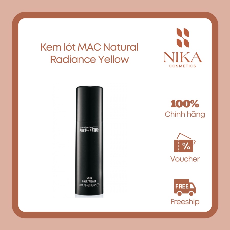 Kem lót kiềm dầu, se khít lỗ chân lông M.A.C Natural Radiance Yellow 50ml [Nika Cosmetics]