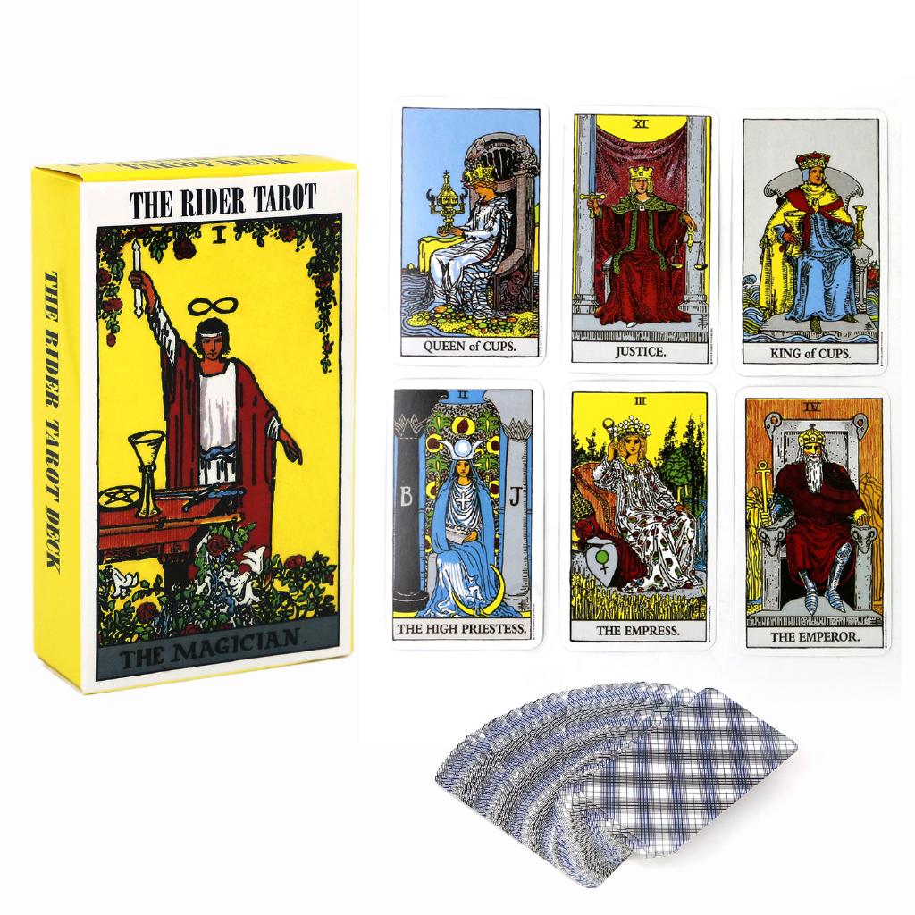 78pcs/ Set Rider Waite Tarot Deck Card English Full Version Well Printed Durable