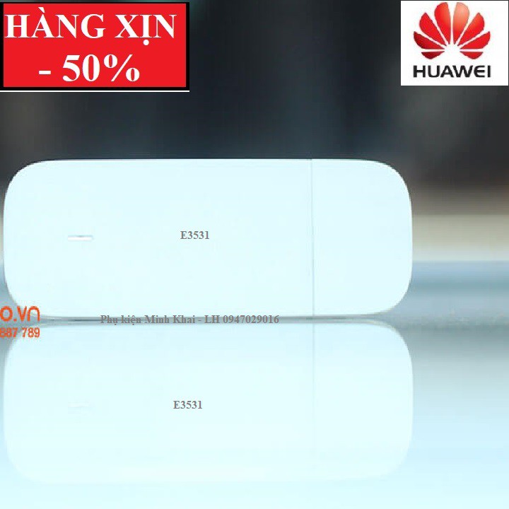 [MỚI] USB Dcom 3G 4G Huawei E3531 HỖ TRỢ ĐỔI IP - Usb 3G Tốc Độ Tột Đỉnh - SIÊU DCOM SIÊU BỀN