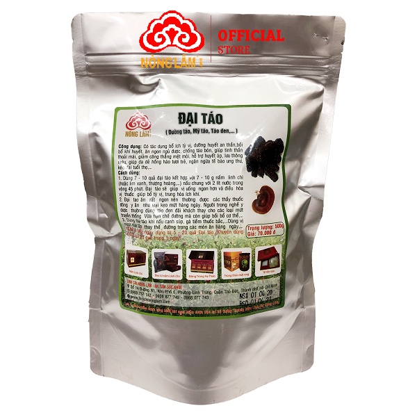 ĐẠI TÁO NÔNG LÂM 500G