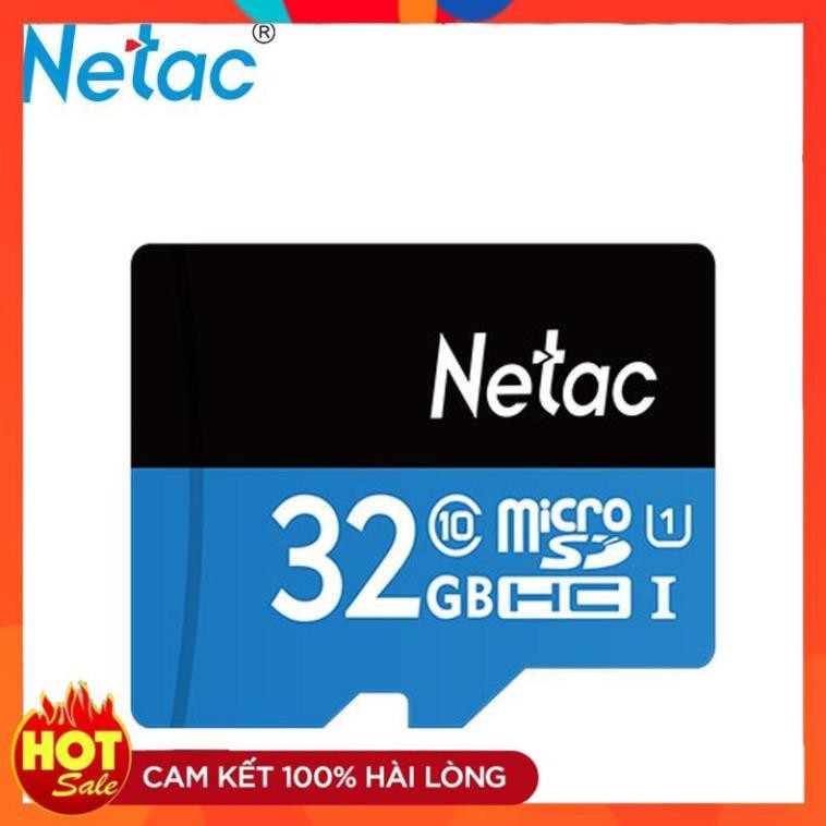 [Hàng Xịn] Thẻ nhớ MicroSD 32Gb Netac class 10 BH 60 tháng