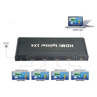 Hub HDMI bộ chia HDMI 4k 1 ra 2 1 ra 4 mạch dài hình ảnh sắc nét chuẩn 1080P âm thanh sống động. sieuthipkgiare