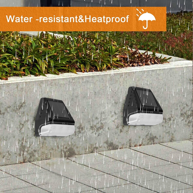 Đèn LED Năng Lượng Mặt Trời Chống Thấm Nước Gắn Cầu Thang Ngoài Trời