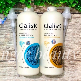 Cặp Dầu Gội Xả Bưởi Clalisk 1000ml phục hồi ngăn rụng tóc kích thích mọc tóc