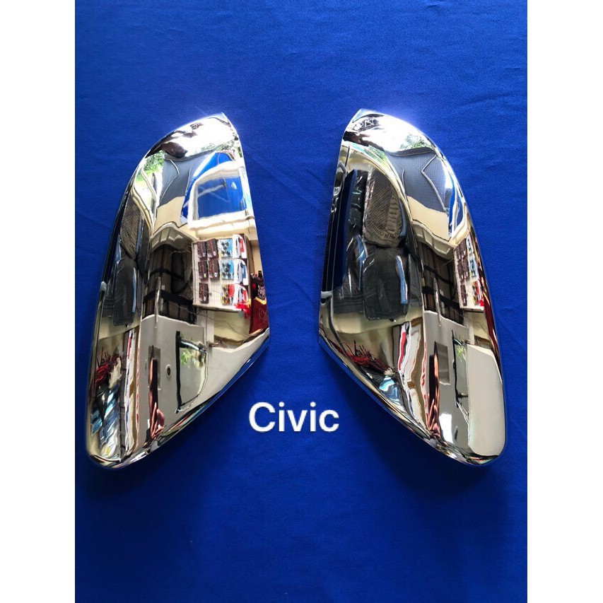 Ốp gương chiếu hậu xe Honda Civic 2016-2020 mạ crom cao cấp