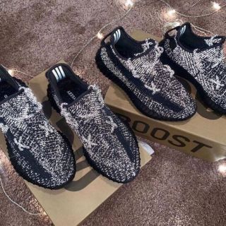 Giày Sneaker Yz350 Đem Full phản quang
