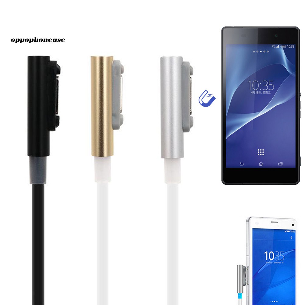 Cáp sạc từ tính dài 100cm cho Sony Xperia Z3 L55T Z2 Z1 Compact Xl39H