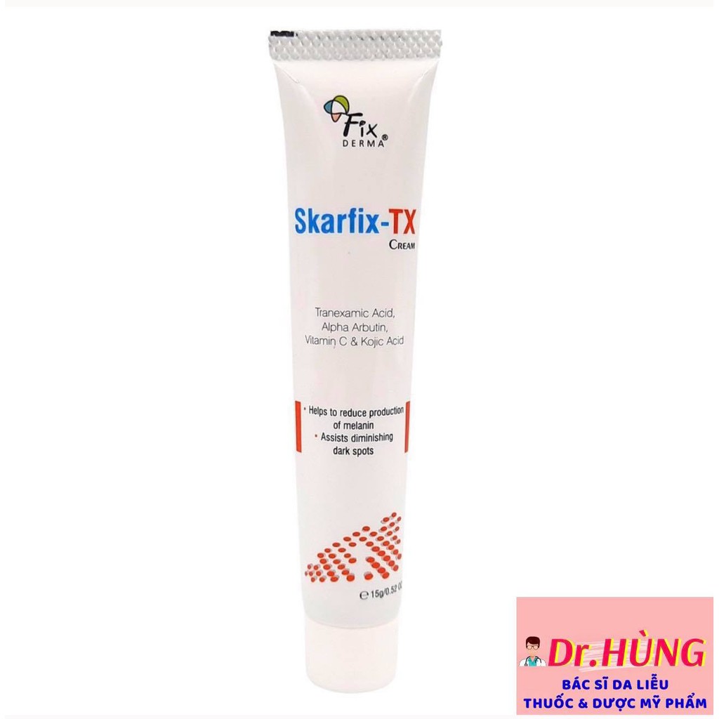 ✅CHÍNH HÃNG Skarfix Plus Cream &amp; SkarfixTX - Sáng Da, Giảm Thâm Nám 15g