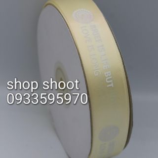 RUY BĂNG LỤA 3 PHÂN CHỮ  love is long