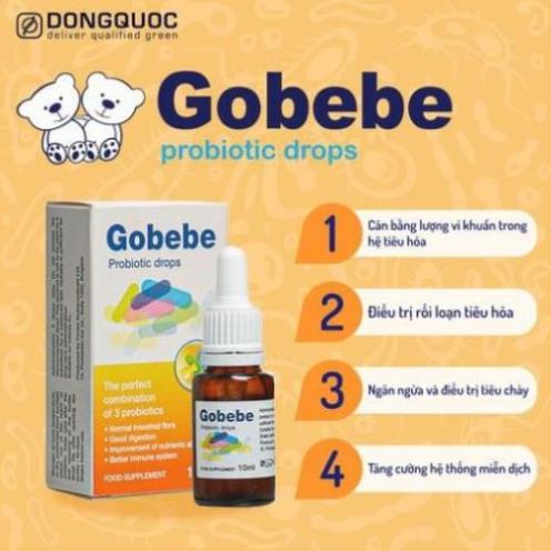 [GIÁ GỐC] Gobebe hỗ trợ rối loạn tiêu hoá ở trẻ nhỏ - Hộp 01 Lọ x 10ml