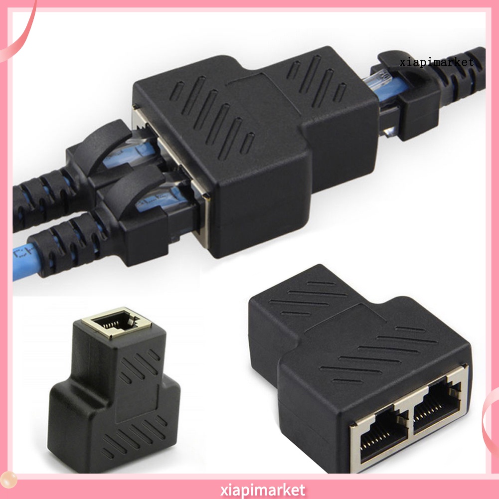 Đầu chia cổng kết nối từ 1 sang 2 cổng mạng Lan Internet cho RJ45 tiện dụng