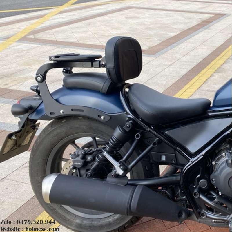 Baga Kèm Tựa Lưng Honda Rebel 300-500 Gập Thái Lan