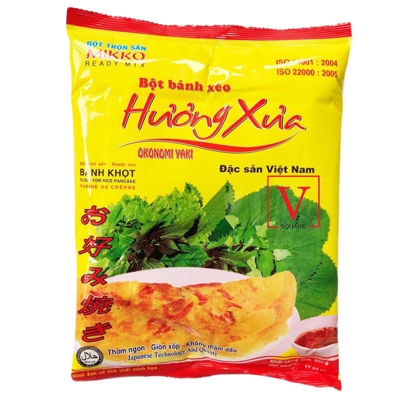 Bột bánh xèo Hương Xưa Mikko 500gr