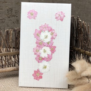 Sổ tay bìa ép hoa khô handmade