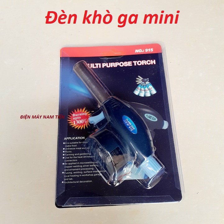 Khò Lửa Bình Gas An Toàn Gia Đình K915 (Màu Xanh Dương.beo)