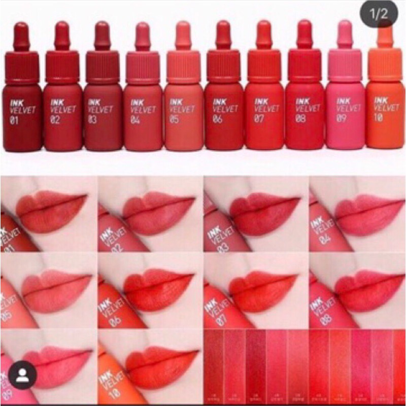 Son INK peripera mẫu mới 2019