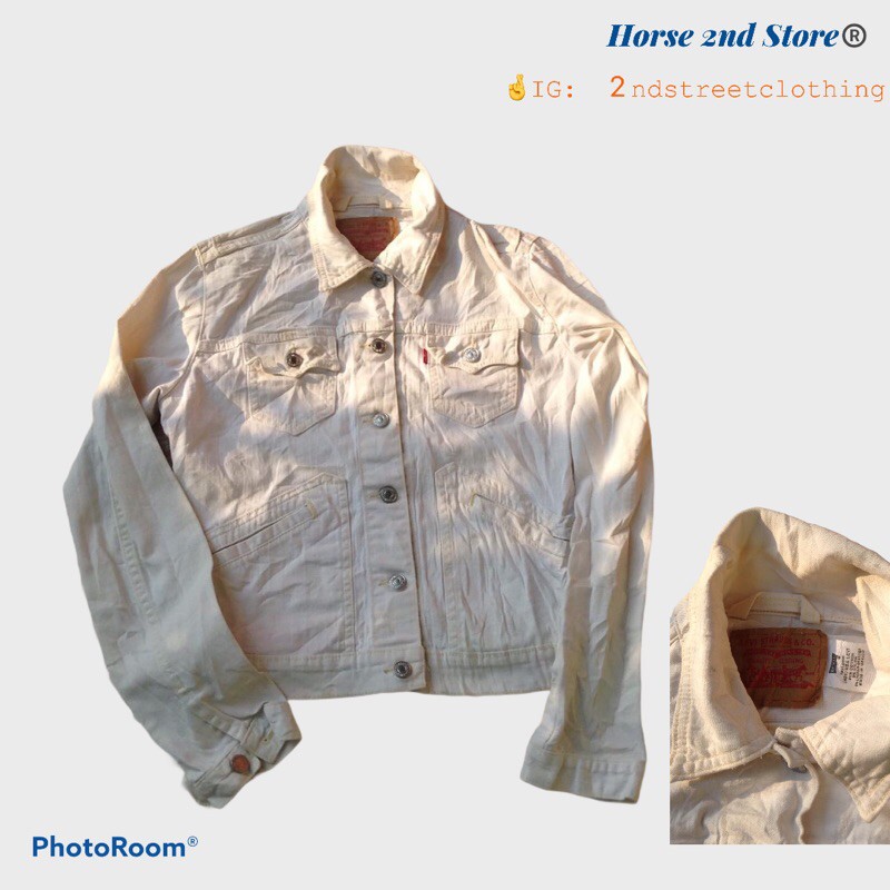 Jacket denim levis - áo khoác levis 2nd mỹ