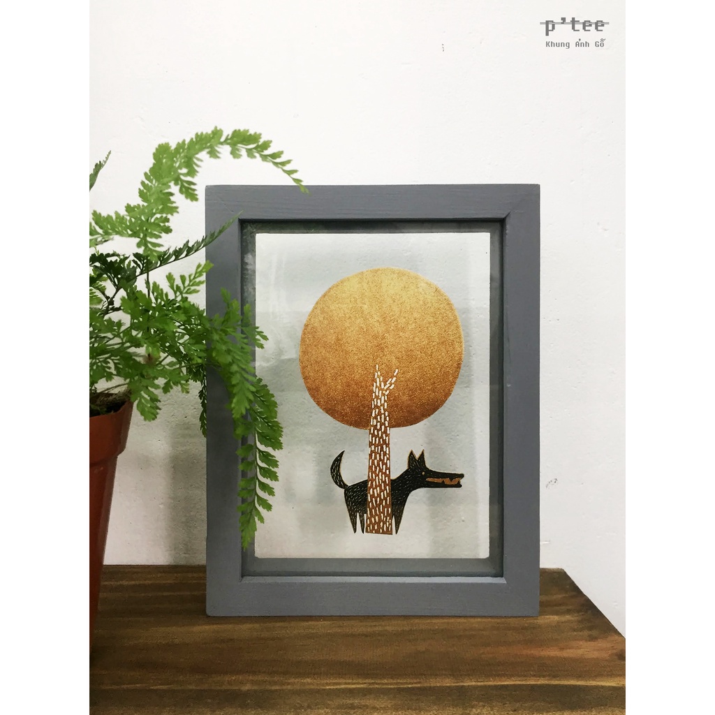 Khung Ảnh Double Glass - Size 13x18 và 15x21 - Khung ảnh gia đình phong cách vintage - Picture Frame - Tiệm Khung PT