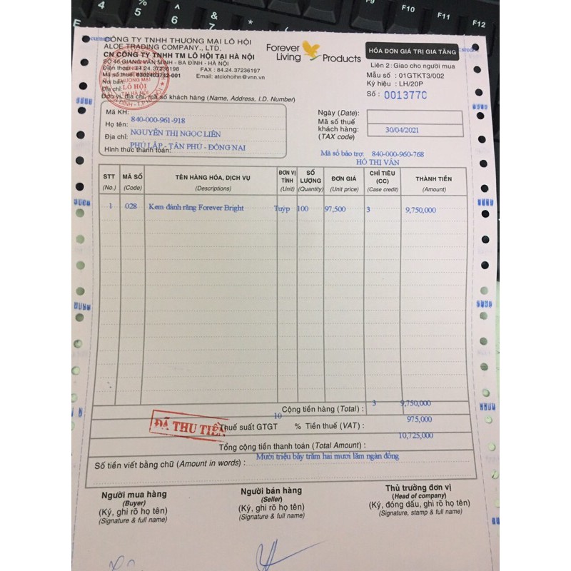 Kem đánh răng Forever Bright Toothgel - Nhập khẩu Hoa Kỳ