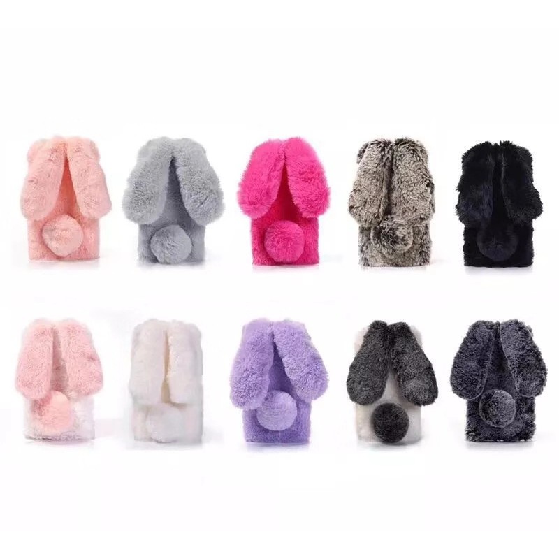 Ốp lưng phối tai thỏ đáng yêu cho iPhone XS Max 8 8plus 7 7plus 6/6S Plus