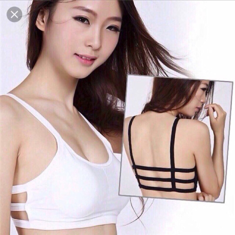 Áo bra cotton 050 - Áo lá học sinh 3 dây có đệm ngực | BigBuy360 - bigbuy360.vn