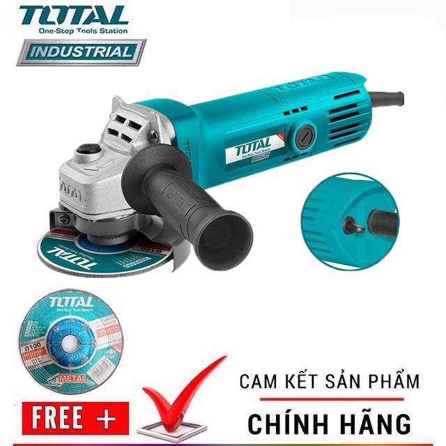 Máy mài, máy cắt TOTAL 800W - 100M TG1081006 ( công tắc đuôi ) 2021