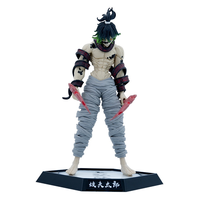 Mô hình Kimetsu No Yaiba thanh gươm diệt quỷ, mô hình Thượng Huyền Quỷ, figure anime Thượng nhị Douma,Thượng lục,Cụ nhất