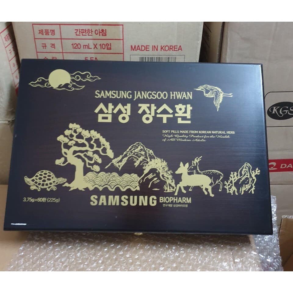 Bổ Não Trầm Hương Samsung JangSoo Hwan Bio Pharm 60 Viên Hàn Quốc