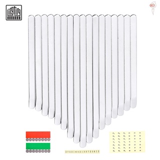 Đàn kalimba 17 phím bằng thép kèm miếng dán cho 17 phím b / cjor kalimba