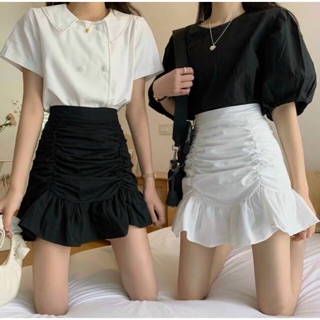 Chân váy đuôi cá katelụa siêu hot hình thật trải sàn