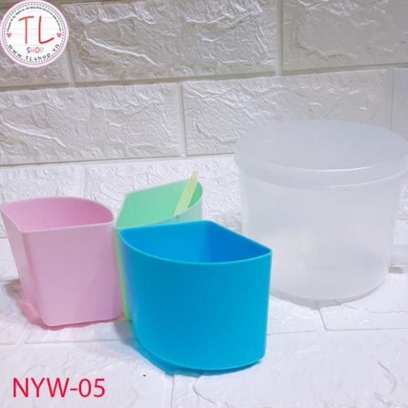Hộp đựng gia vị 3 ngăn gọn gàng - Hũ đựng gia vị 3 trong 1 - Đồ gia dụng