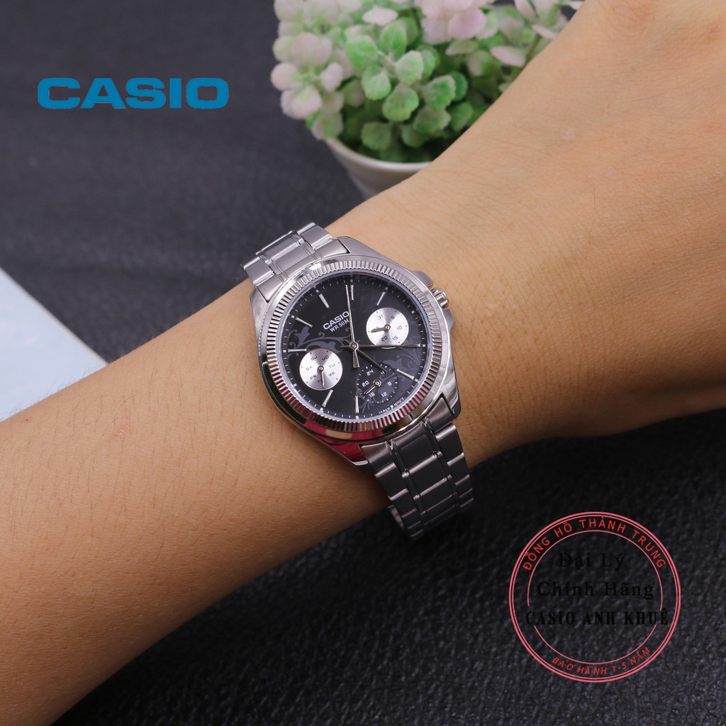 Đồng hồ nữ Casio LTP-2088D-1A2VDF dây kim loại