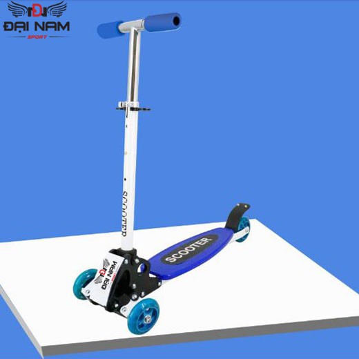 Xe Trượt Scooter 3 Bánh Cao Su Phát Sáng Điều Chỉnh Hướng Cho Bé Thế Hệ Mới Đại Nam Sport (Từ 2 Tuổi Trở Lên)