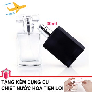 Ống Chai Lọ Chiết Nước Hoa Mini Du Lịch Tiện Lợi 30ml Chai Lọ trữ nước hoa (Tặng kèm dụng cụ chiết)