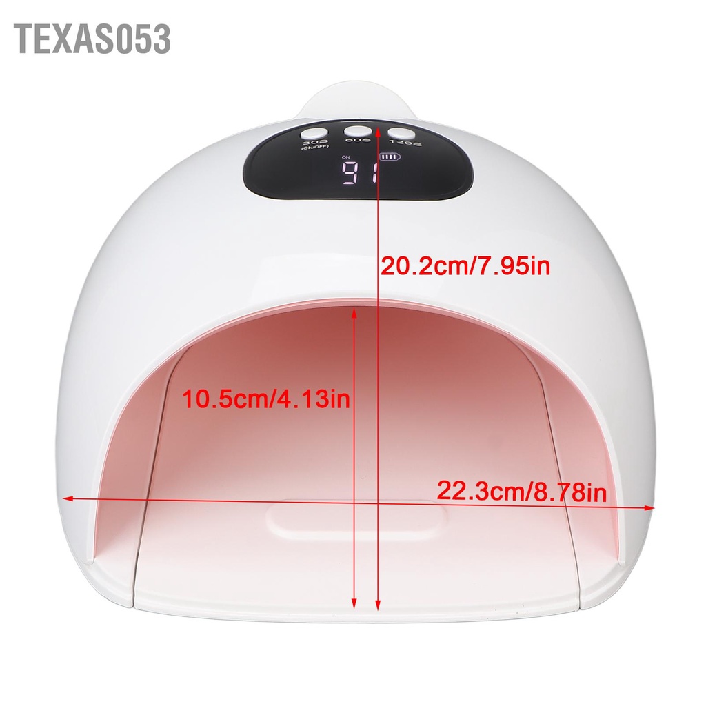 [Hàng mới về] Đèn hong khô sơn gel 36 chip 72W 100-240V làm khô nhanh tiện dụng