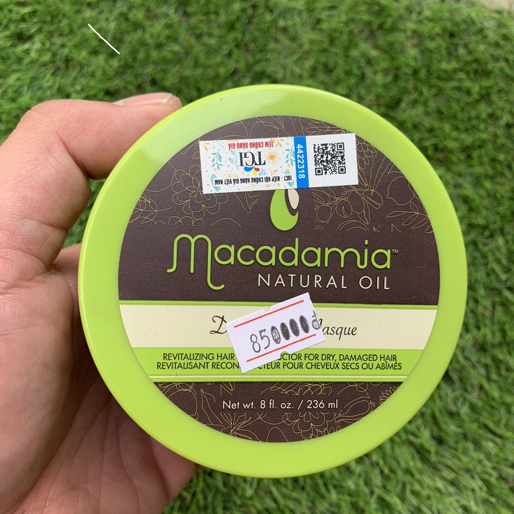 [Macadamia-chính hãng] Kem Hấp Tóc Macadamia Deep Repair Masque 236ml