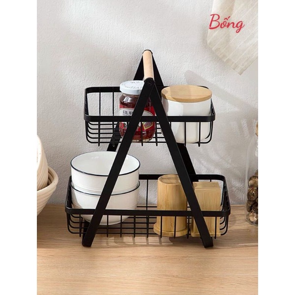 Giỏ để đồ đa năng 2tầng
