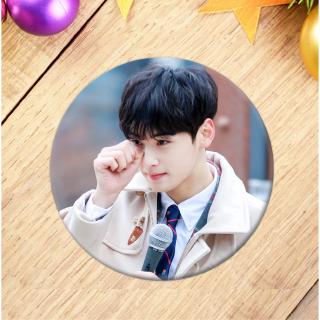 ASTRO Round Badge Brooch Pin