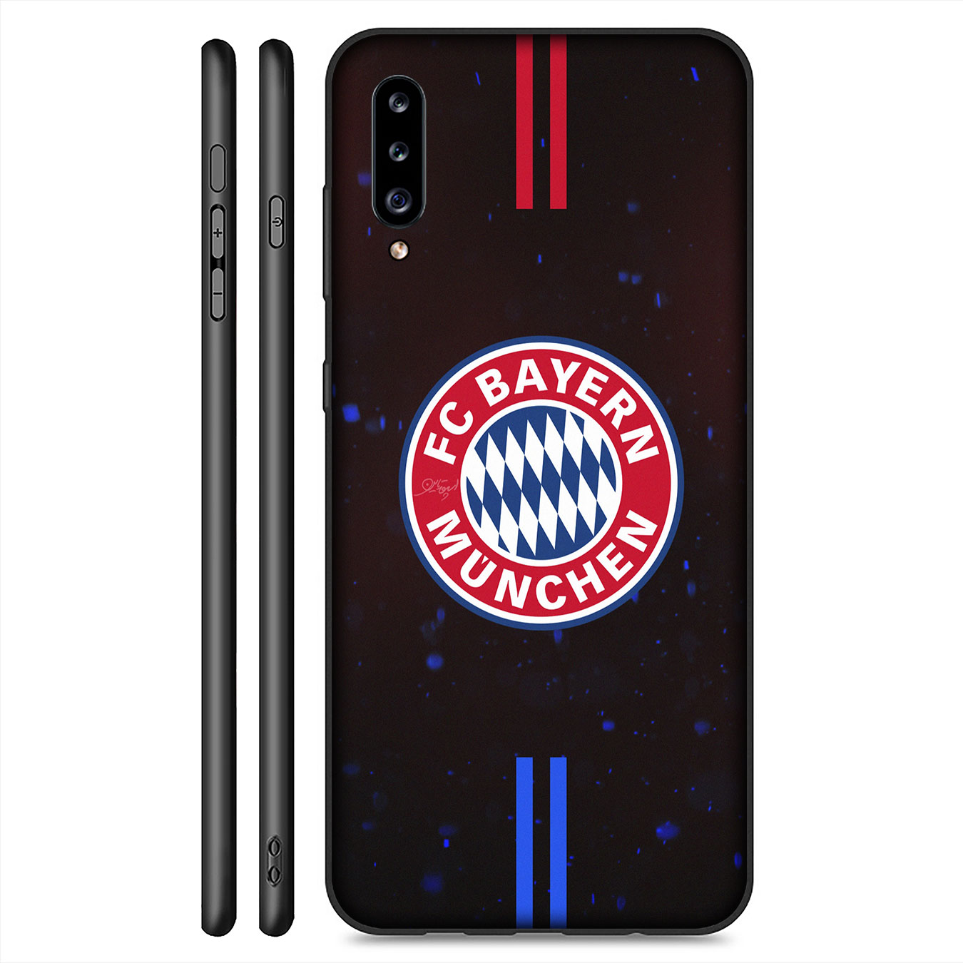Ốp Điện Thoại Silicon Mềm Hình Fc Bayern Munich Cho Samsung Galaxy A9 A8 A7 A6 Plus J8 2018 + A21S A70 M20 A6 + A8 + 6plus