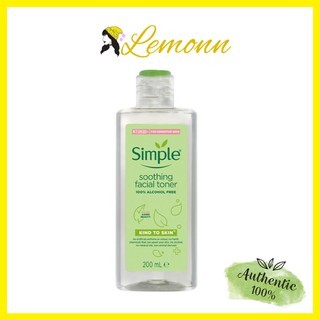Nước hoa hồng Simple Kind To Skin Soothing Facial Toner cho da nhạy cảm