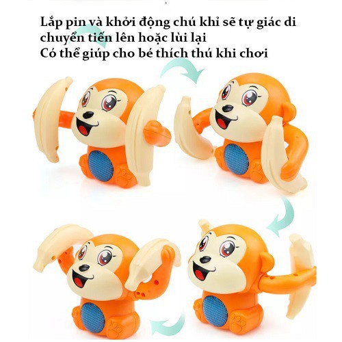 Đồ Chơi Khỉ Nhào Lộn Giải Trí Cho Trẻ Sơ Sinh Và Trẻ Nhỏ - Con Vật Nhào Lộn Đáng Yêu